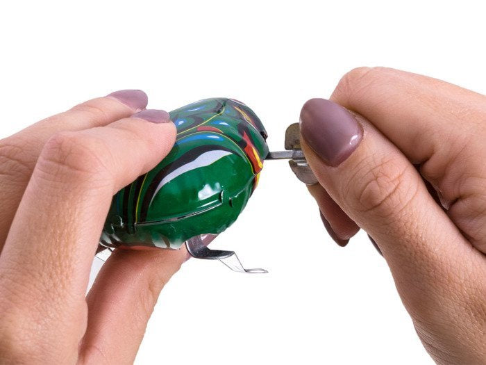 Metalinė prisukama ir šokinėjanti varlė