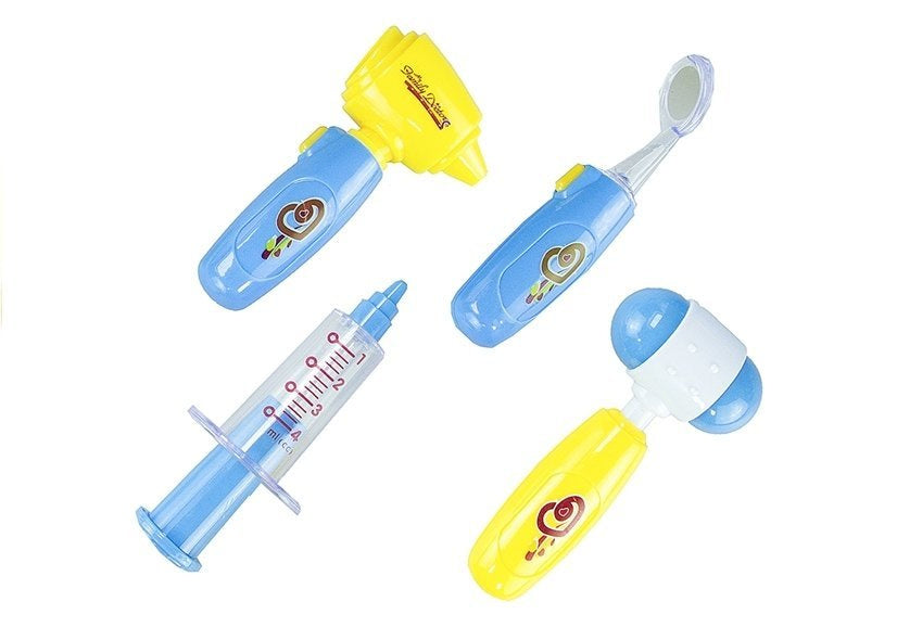 Mažojo gydytojo rinkinys lagamine „Doctor Blue“
