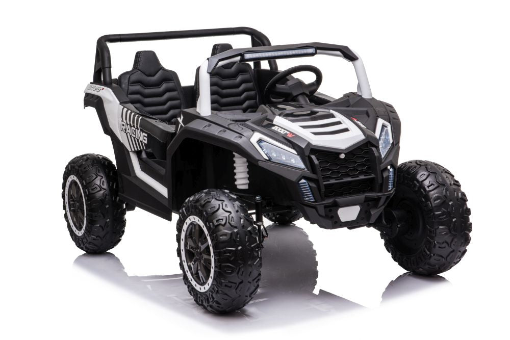 Dvivietis vaikiškas bagis A032 24V14Ah, baltas