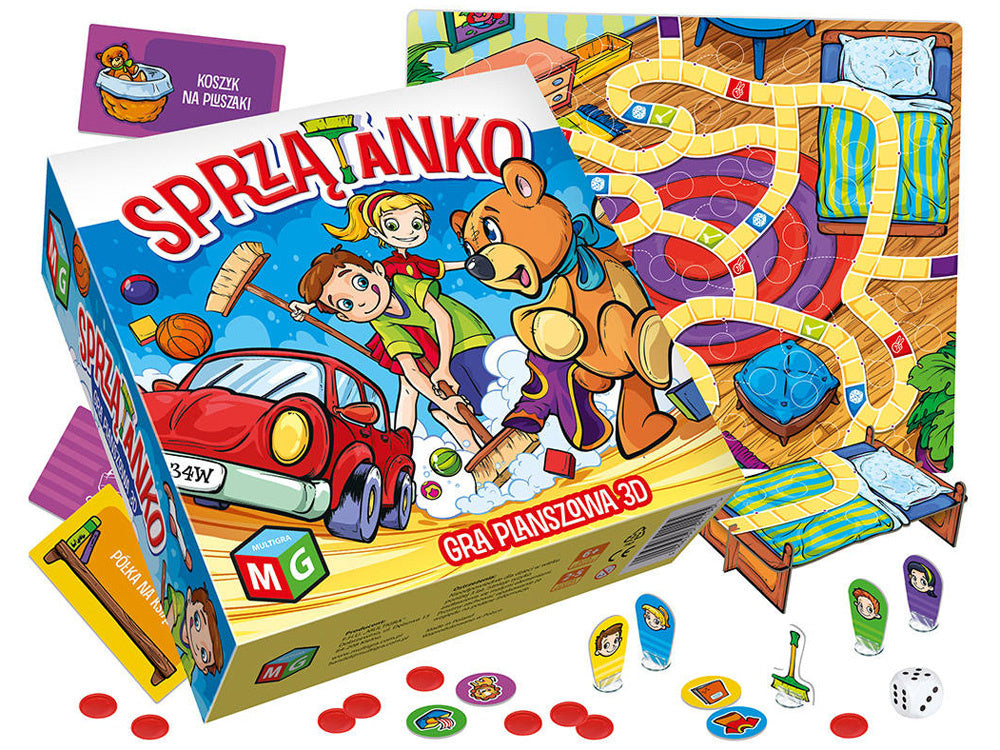 Stalo žaidimas vaikams „Valymas“