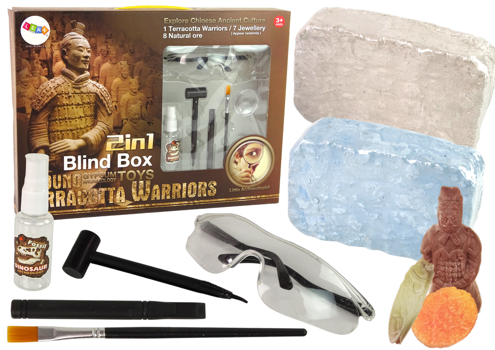 Archeologijos kasinėjimų rinkinys 2in1