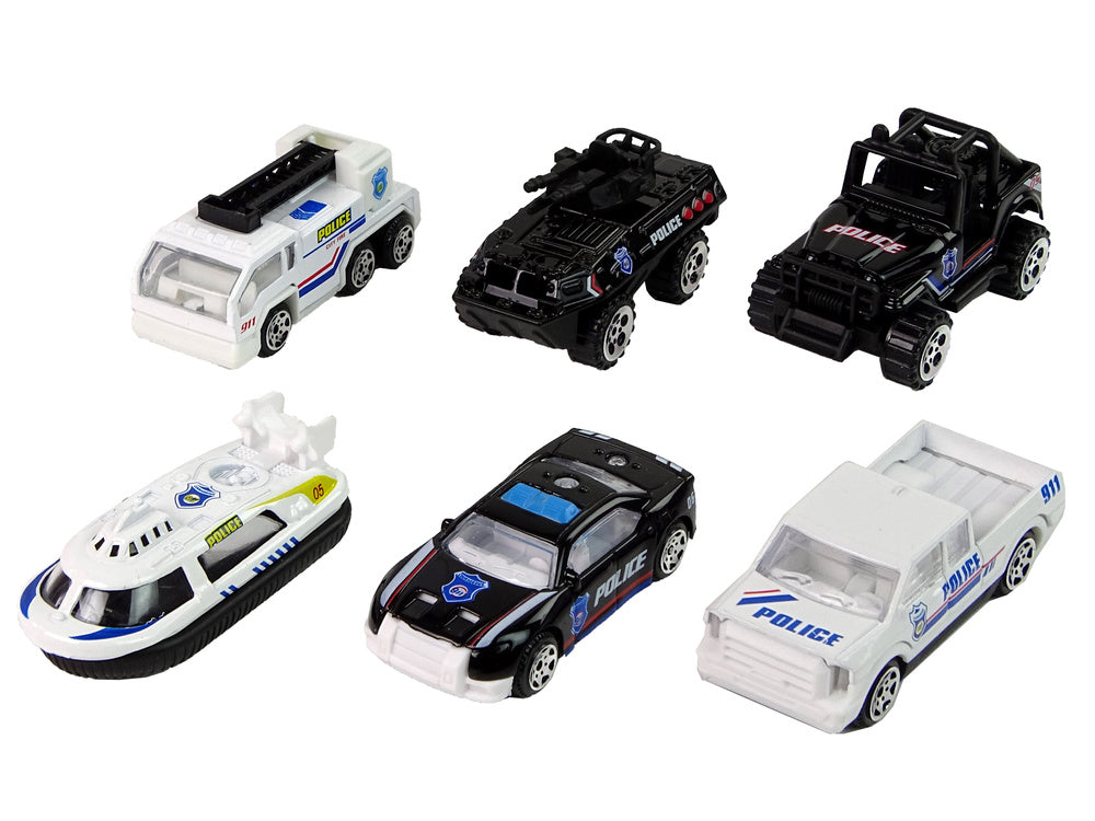 Policijos automobilių rinkinys „Resorak“, 1:64
