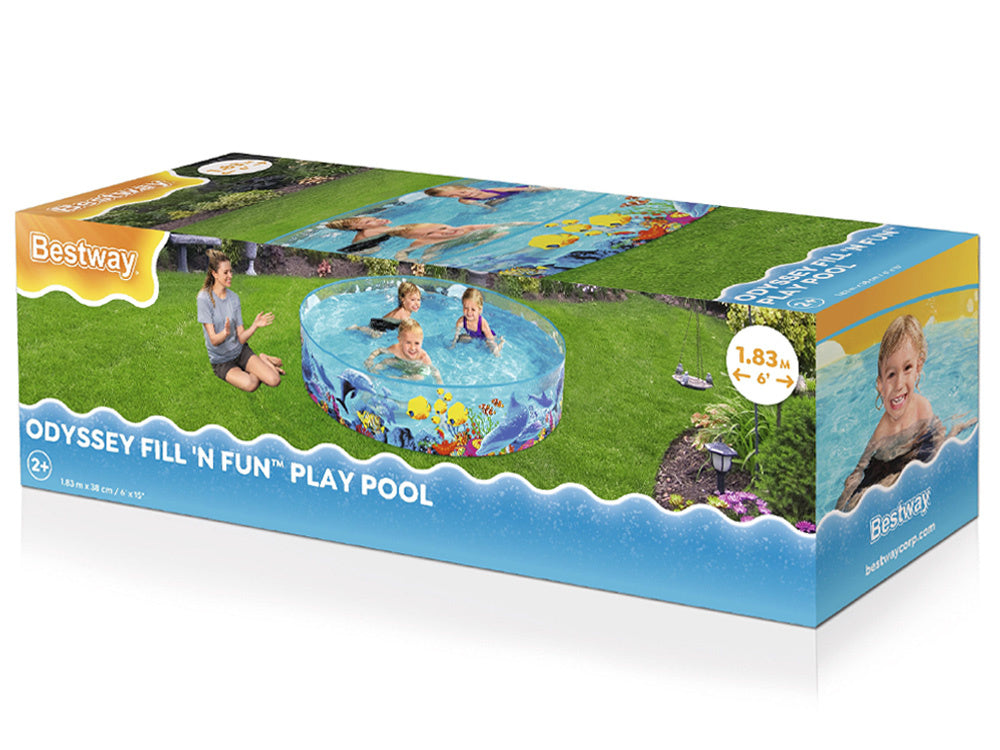 Sodo baseinas vaikams 183 cm x 38 cm Bestway