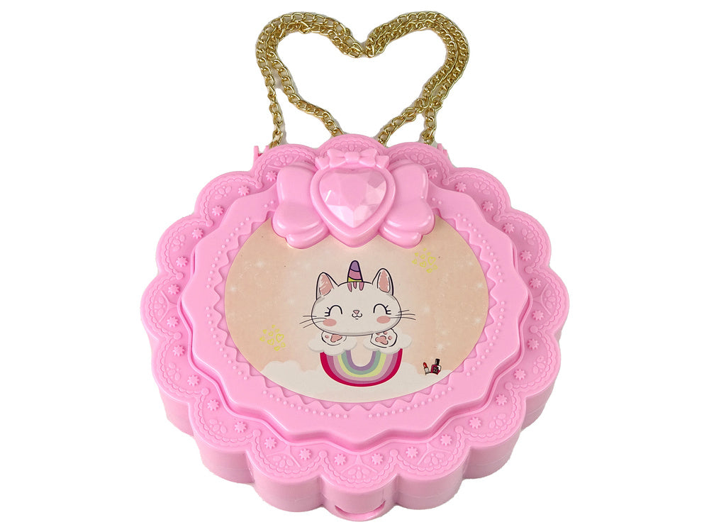 Grožio rinkinys rožinio vienaragio dėžutėje