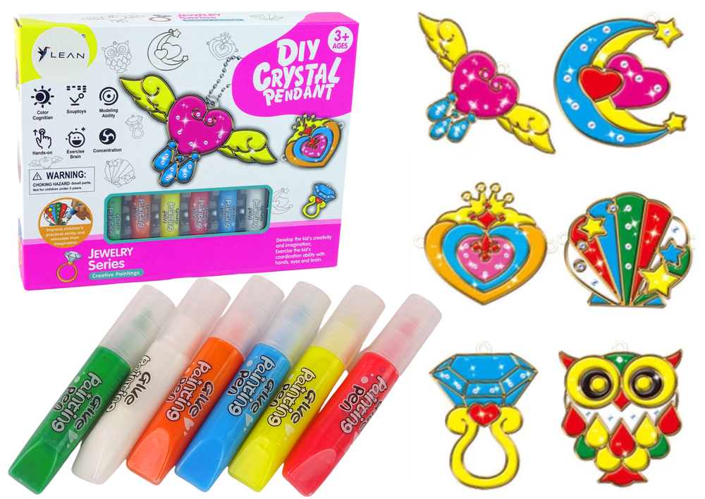 Vitražo tapybos rinkinys 6 vnt.