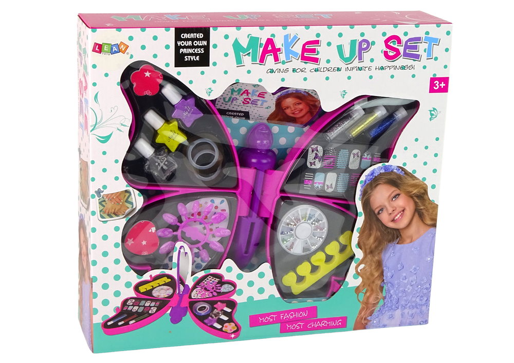 Makiažo ir manikiūro rinkinys „Drugelis“