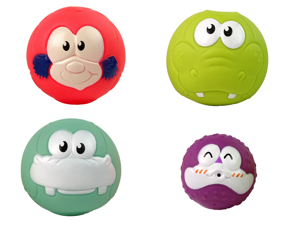 Vonios žaislas žirafa su guminiais kamuoliukais