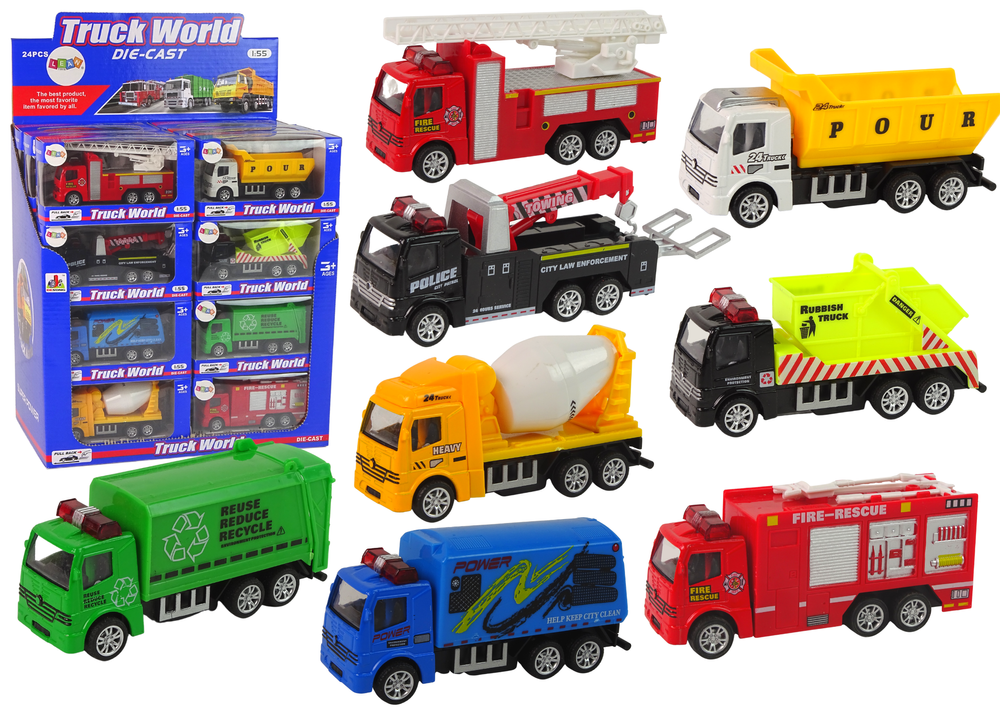 Statybinės transporto priemonės 8 modeliai