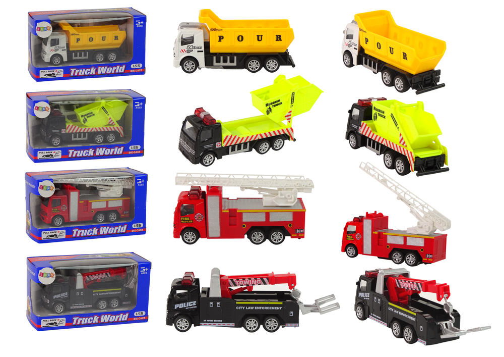 Statybinės transporto priemonės 8 modeliai