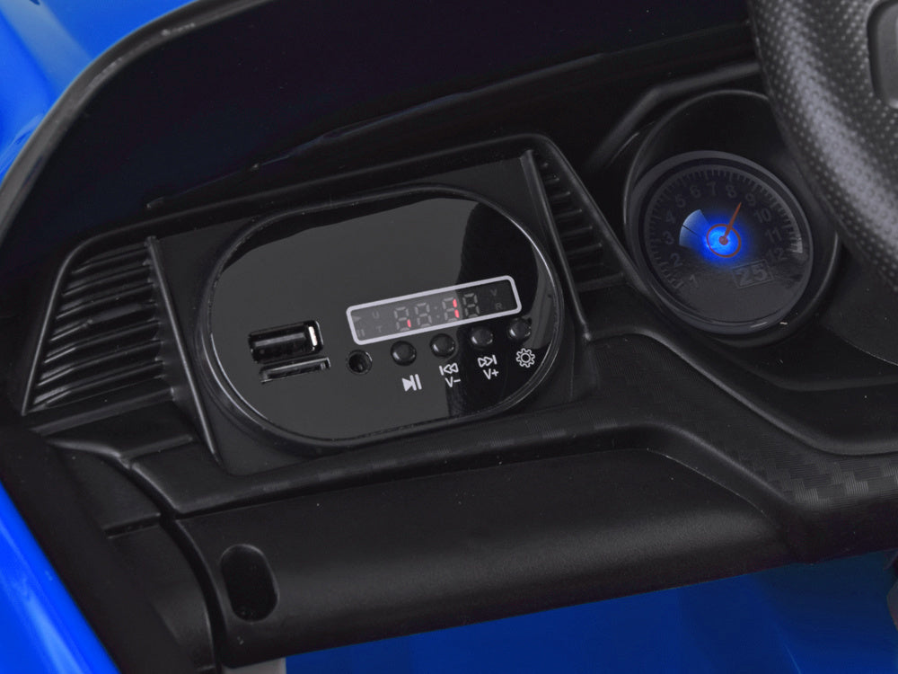 Vienvietis elektromobilis vaikams GT, mėlynas