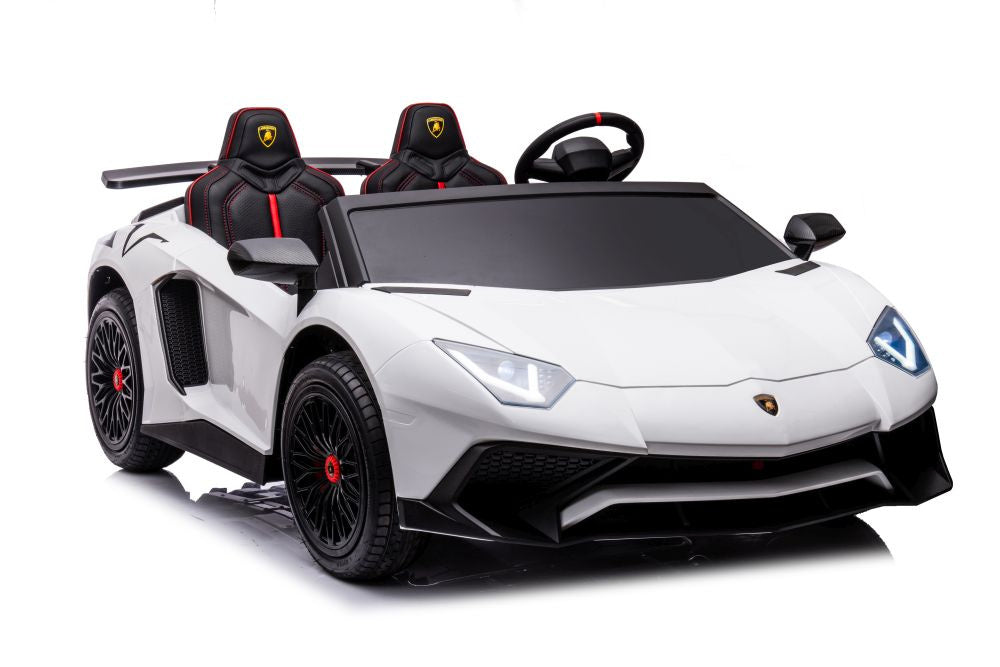 Dvivietis elektromobilis vaikams Lamborghini XXL A8803 24V, baltas
