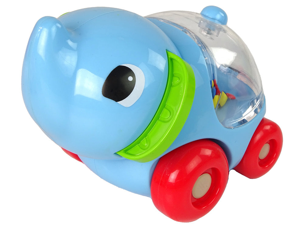 Spalvotos transporto priemonės gyvūnai su kamuoliais