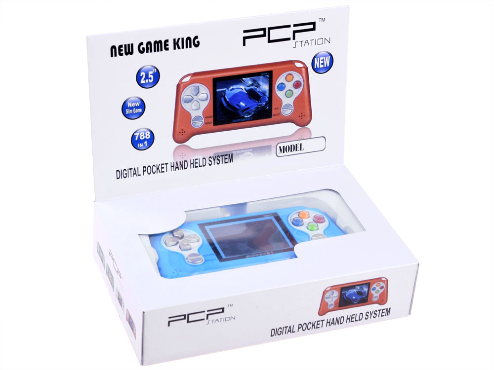 Žaidimų konsolė Game King 70 žaidimų, mėlyna