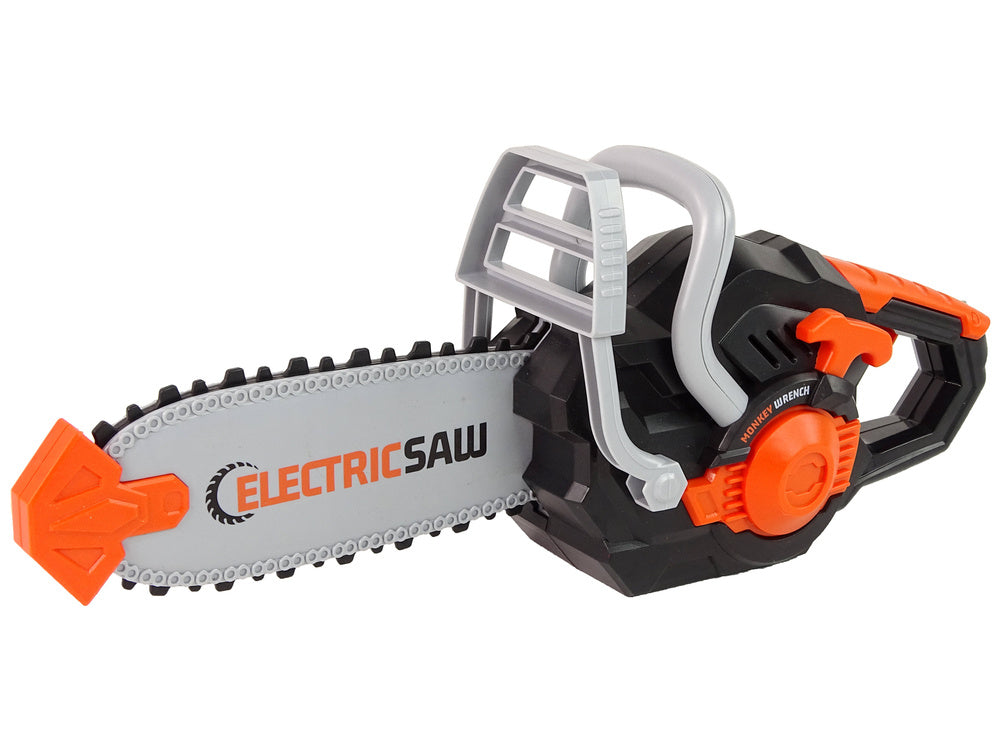 Žaislinis grandininis pjūklas, juodas