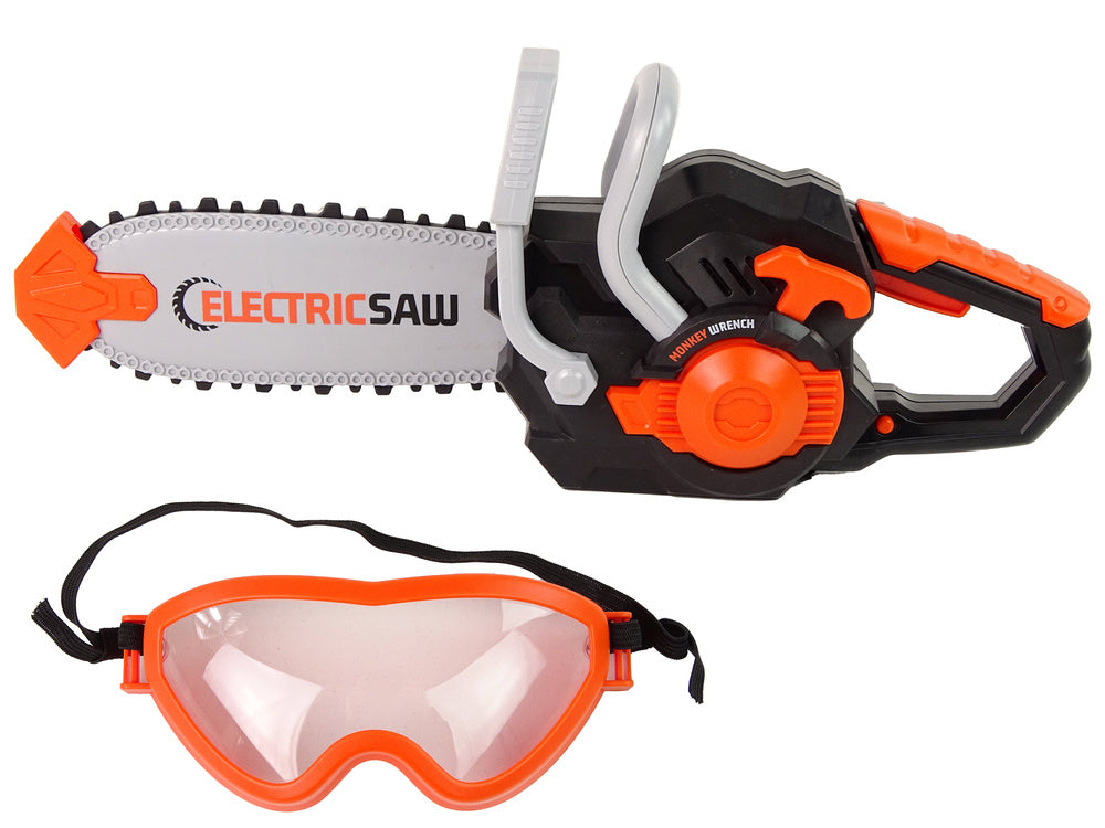 Žaislinis grandininis pjūklas, juodas