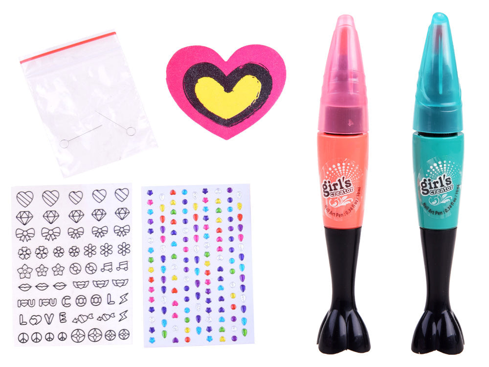 Nagų dailės rašiklių rinkinys