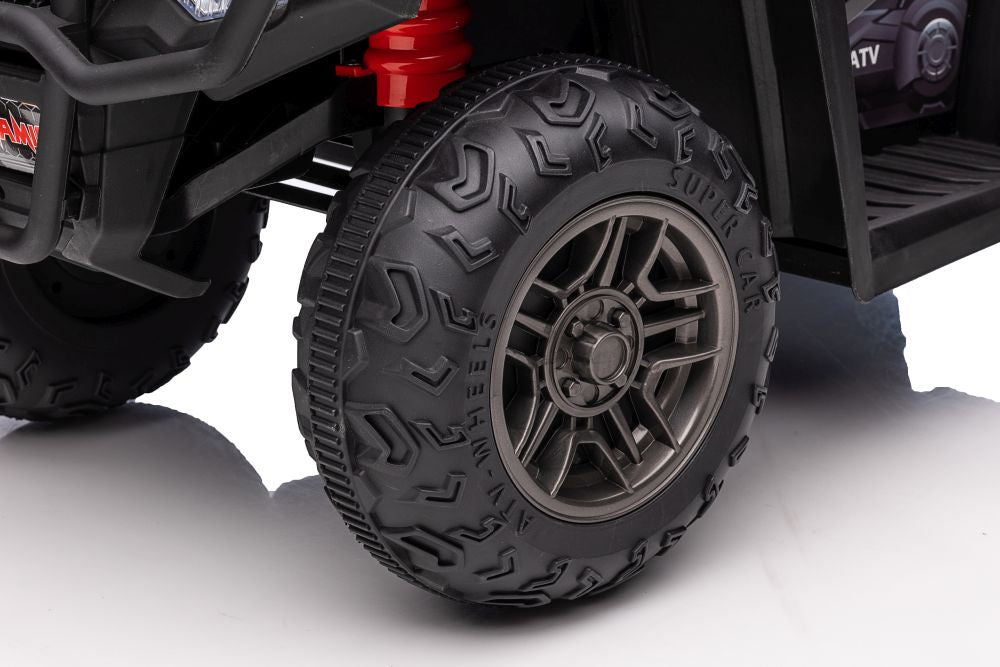 Vienvietis elektrinis keturratis, rožinis