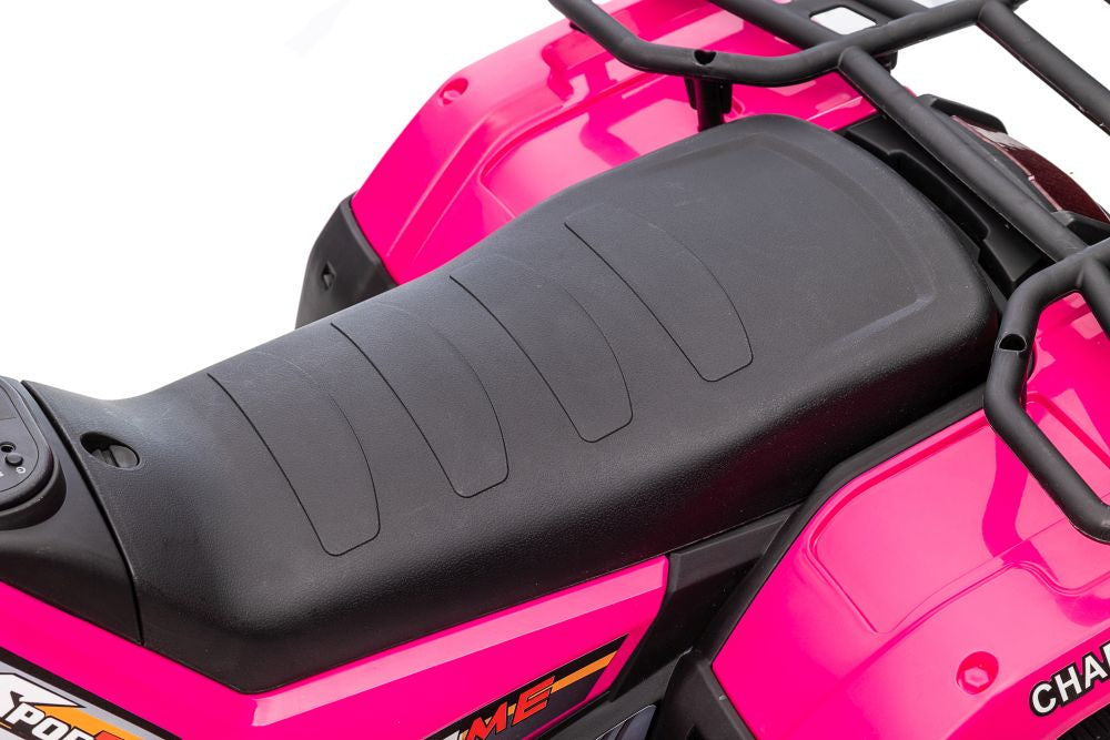 Vienvietis elektrinis keturratis, rožinis