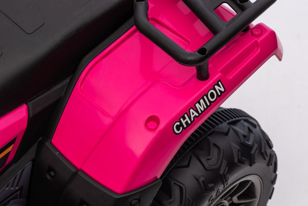 Vienvietis elektrinis keturratis, rožinis