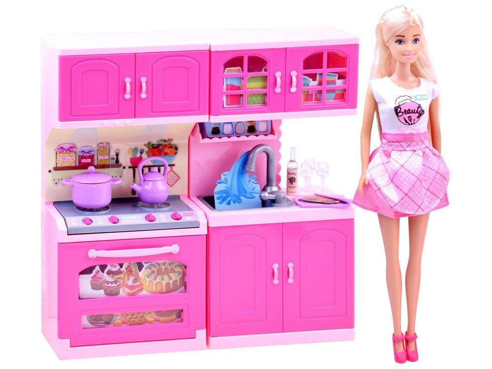 Lėlė Anlily ir virtuvė su garso ir šviesos efektais