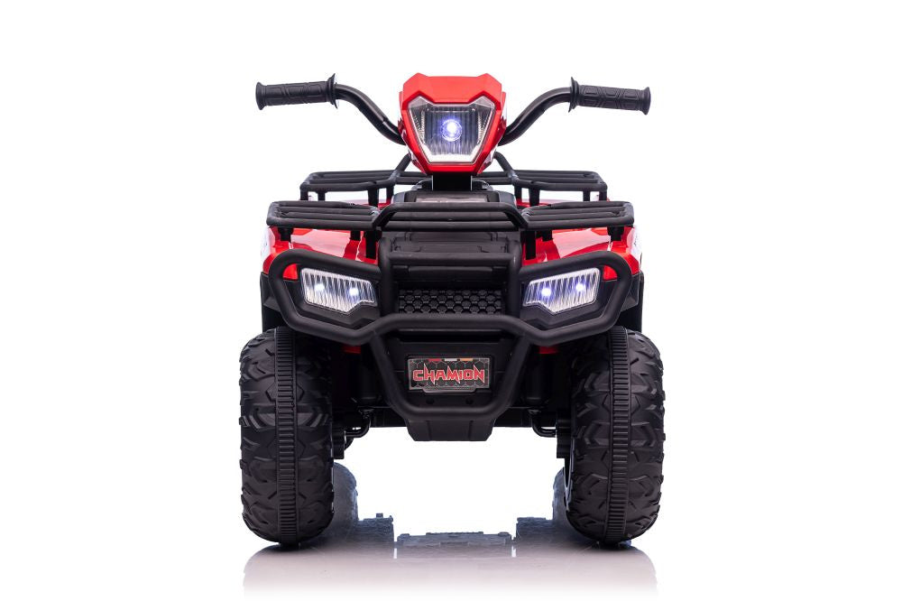 Vienvietis elektrinis keturratis, raudonas