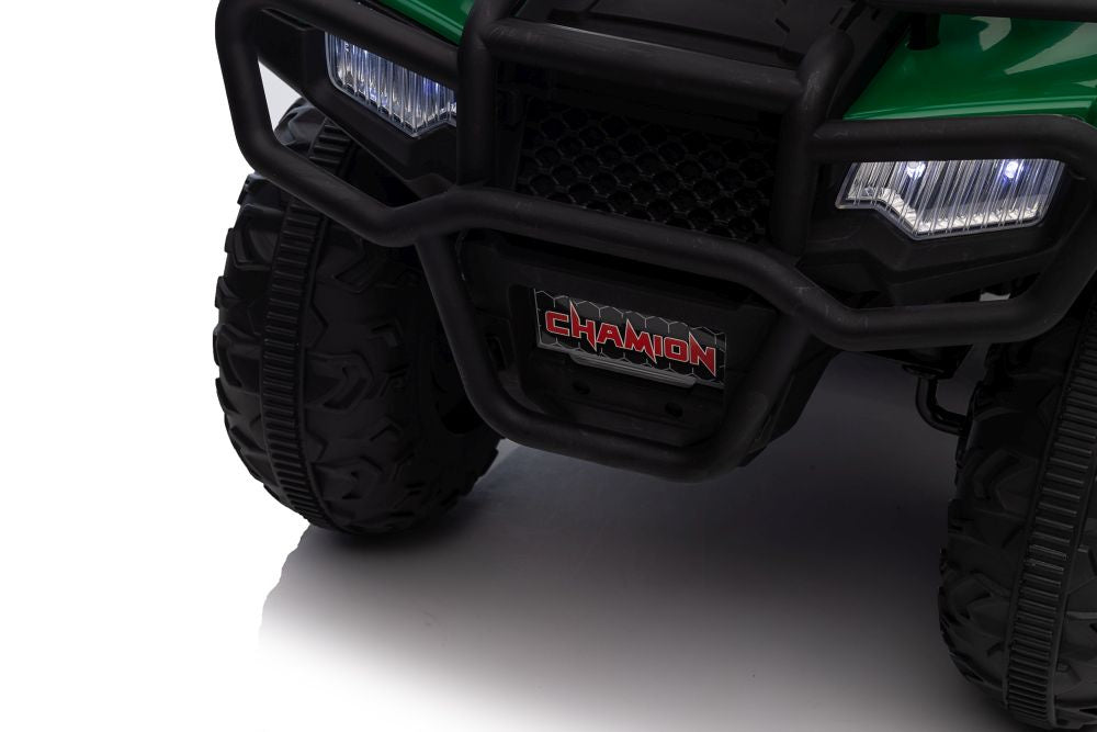 Vienvietis elektrinis keturratis, geltonas