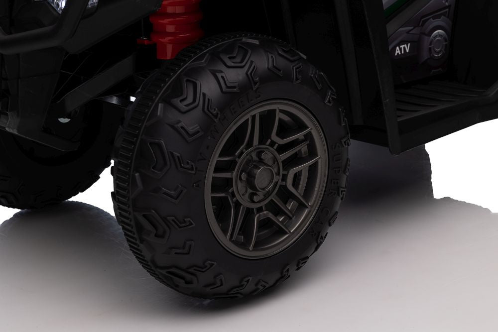 Vienvietis elektrinis keturratis, geltonas