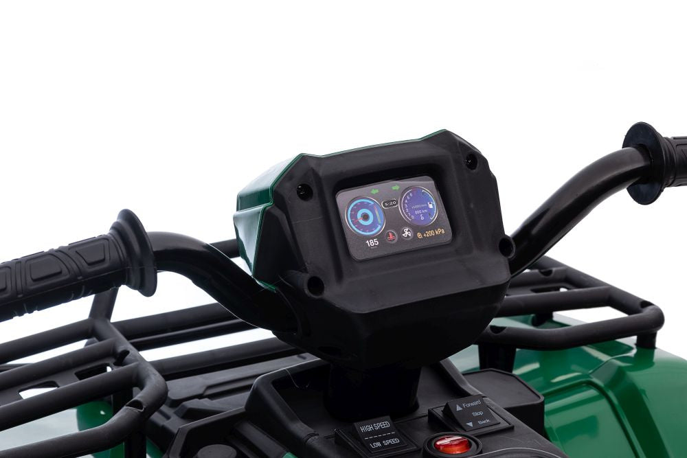 Vienvietis elektrinis keturratis, geltonas