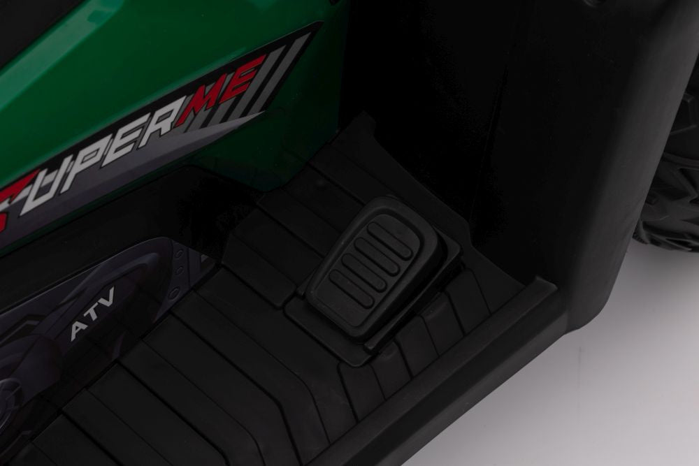 Vienvietis elektrinis keturratis, geltonas