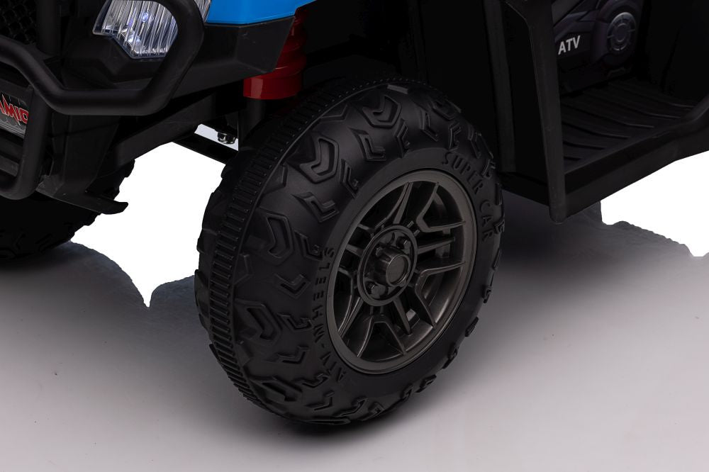 Vienvietis elektrinis keturratis, mėlynas