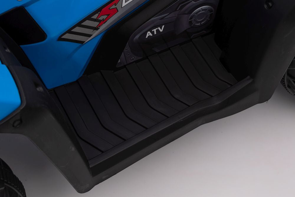 Vienvietis elektrinis keturratis, mėlynas