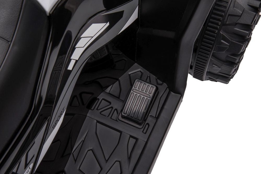 Vienvietis elektrinis keturratis HL568, baltas