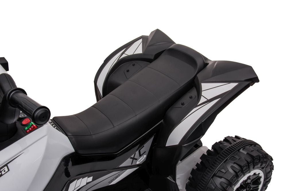 Vienvietis elektrinis keturratis HL568, baltas