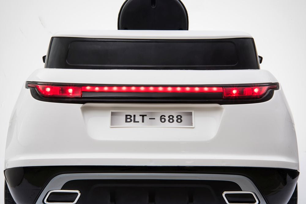 Vienvietis elektromobilis Range Rover Evoque BLT-688 Drift, baltas