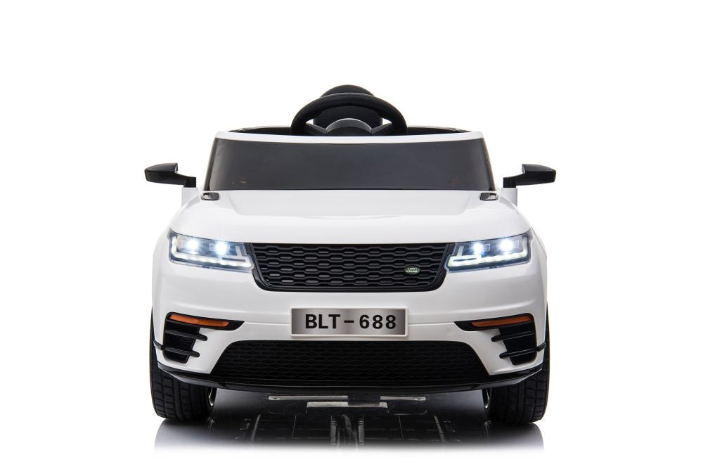 Vienvietis elektromobilis Range Rover Evoque BLT-688 Drift, baltas