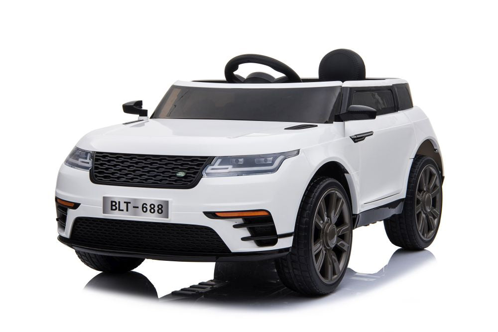 Vienvietis elektromobilis Range Rover Evoque BLT-688 Drift, baltas