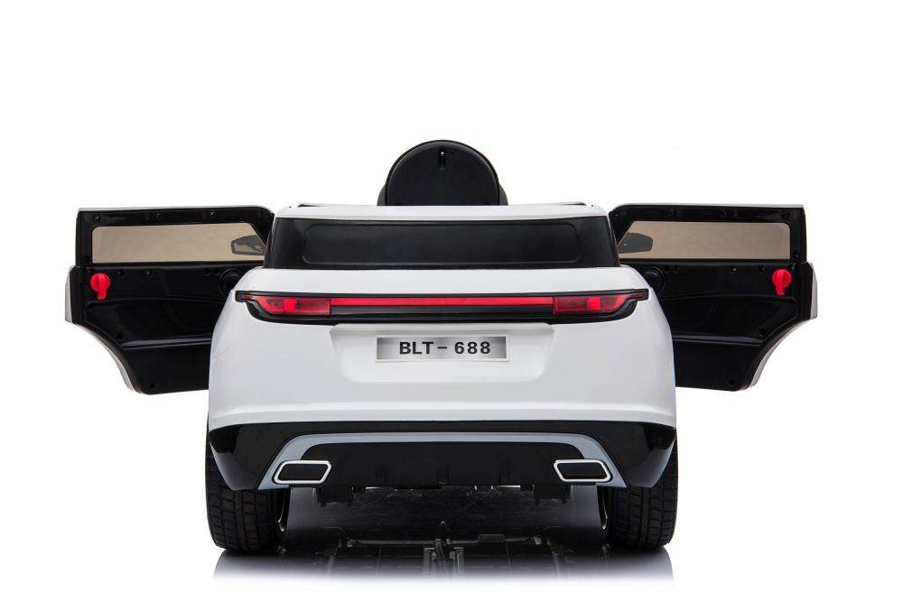 Vienvietis elektromobilis Range Rover Evoque BLT-688 Drift, baltas