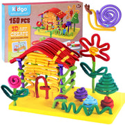 Konstruktorius „Lankstūs pagaliukai“  160 ele.