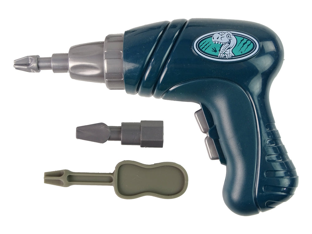 Nuotoliniu būdu valdomas dinozauras su grąžtu