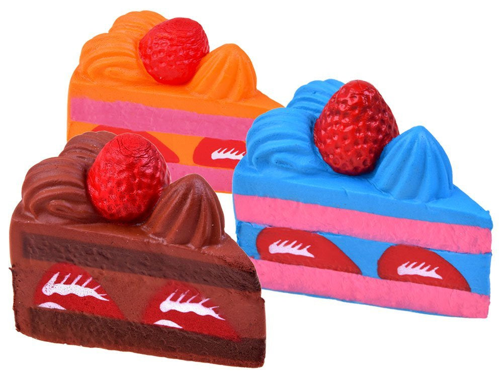 Antistresinis žaislas torto gabalėlis