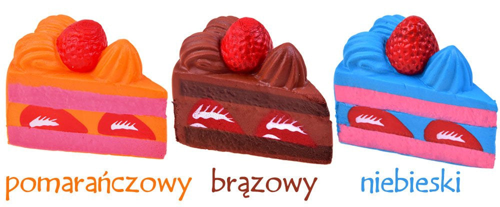 Antistresinis žaislas torto gabalėlis