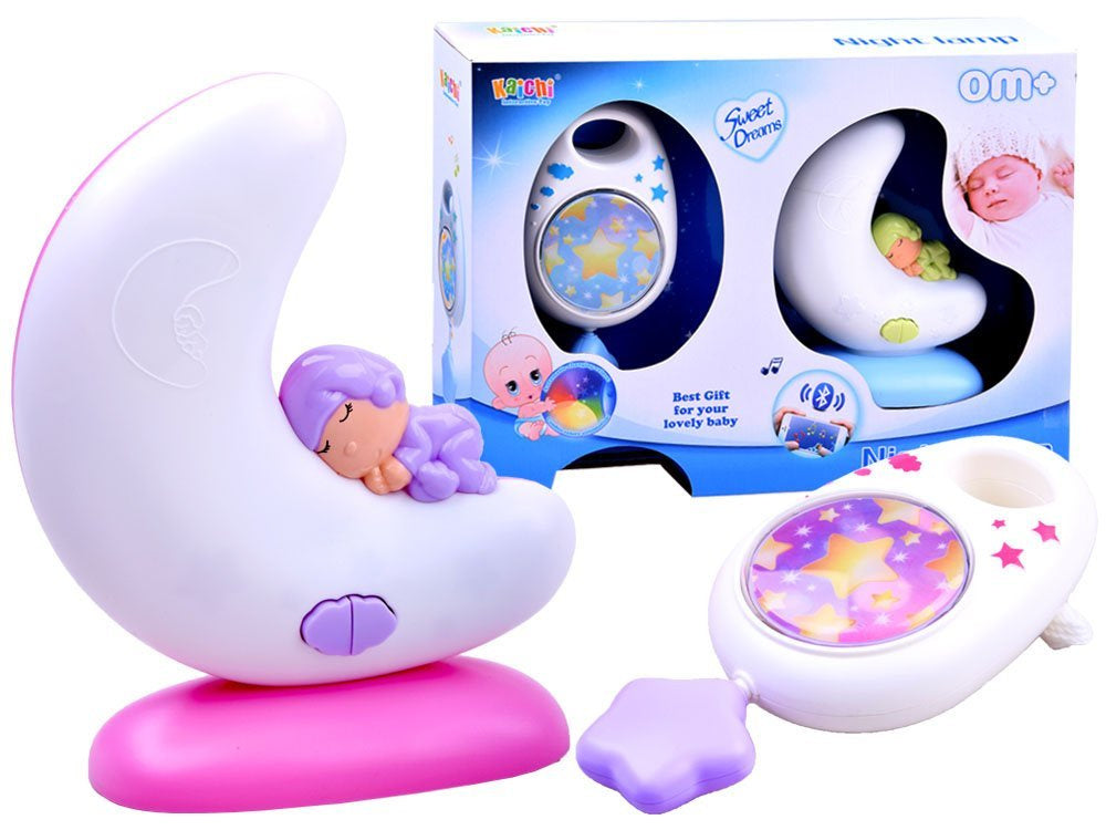 Muzikos dėžutė su naktine lempa