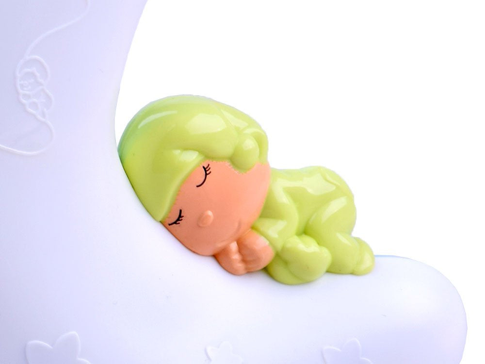 Muzikos dėžutė su naktine lempa