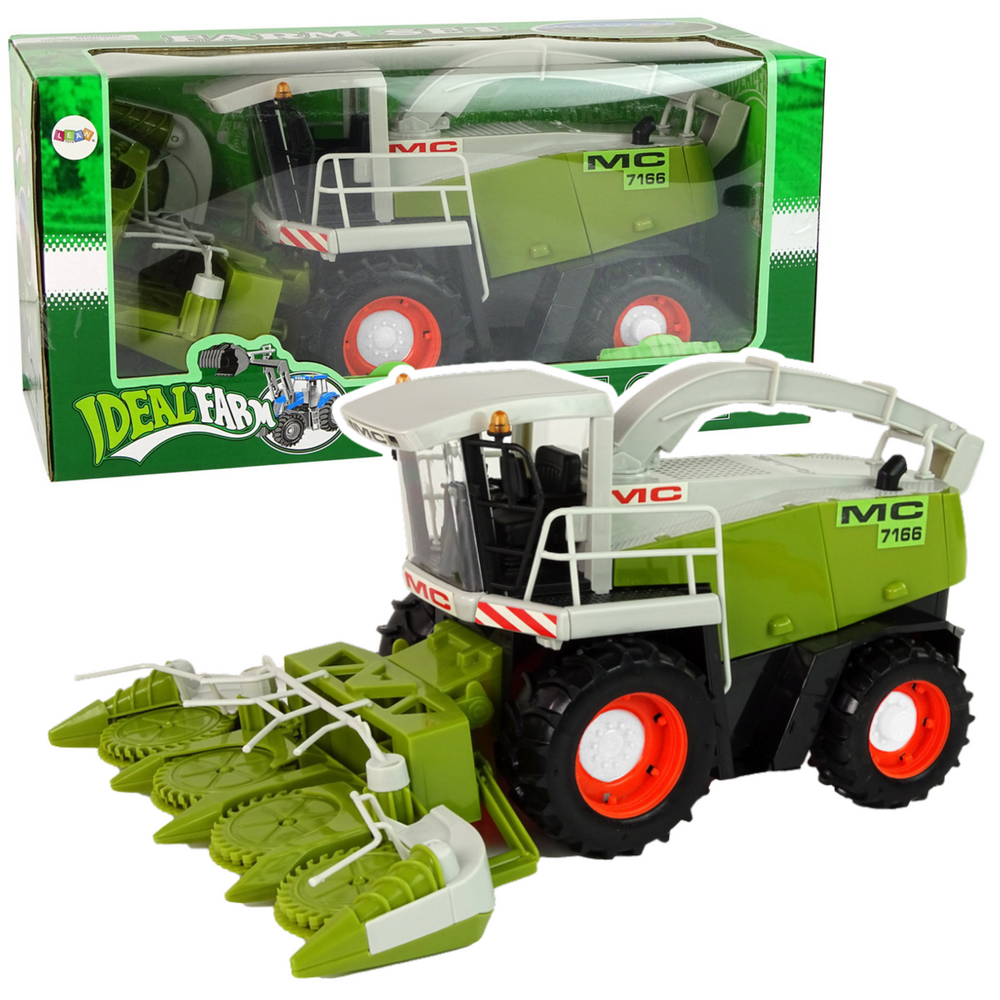 Žaislinis kombainas MC7166, žalias
