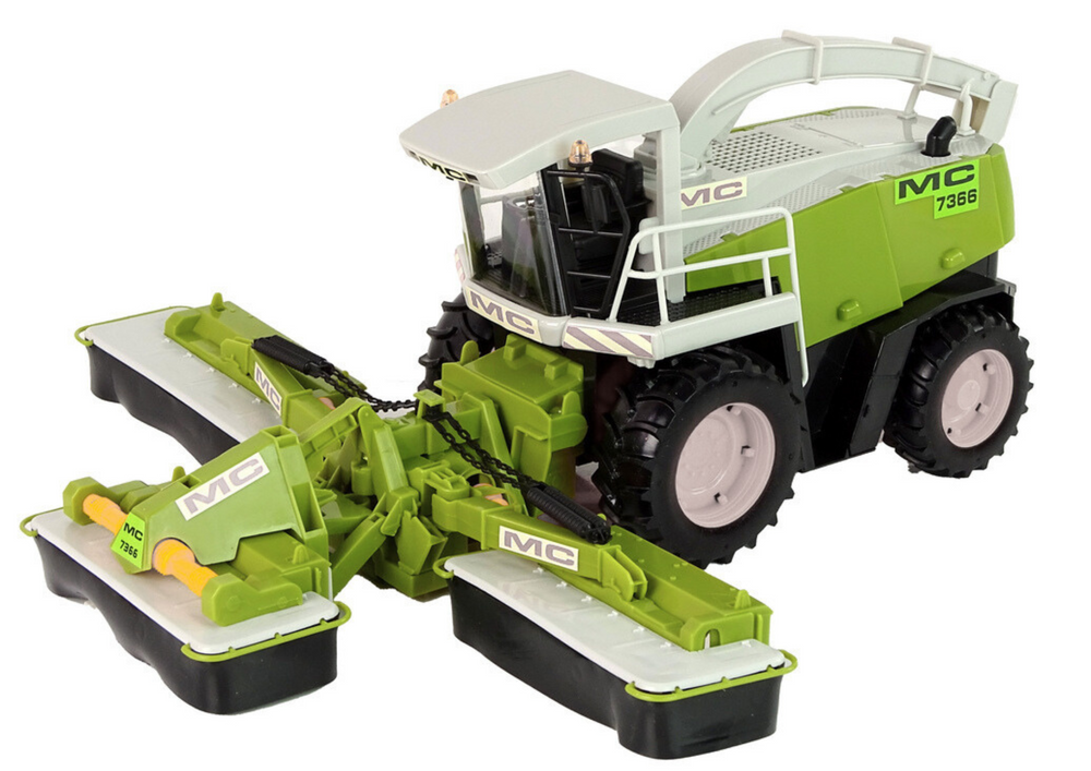 Didelis kombainas su priedais