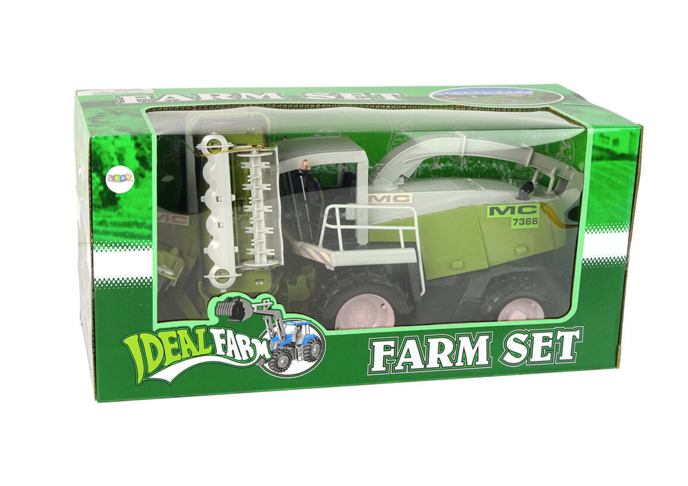 Didelis kombainas su priedais