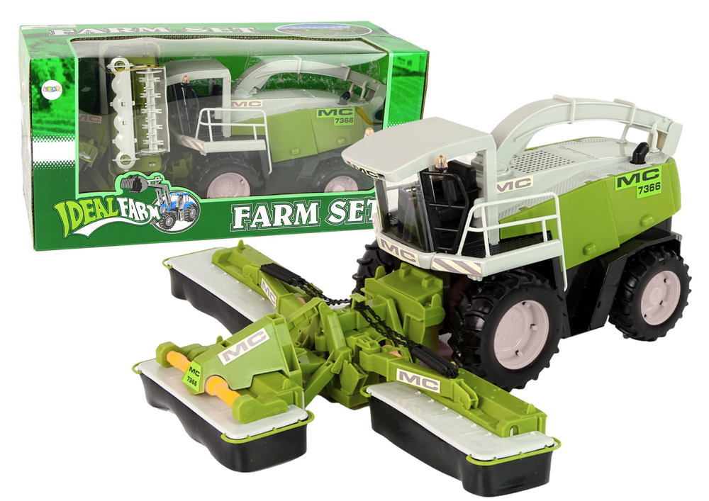 Didelis kombainas su priedais