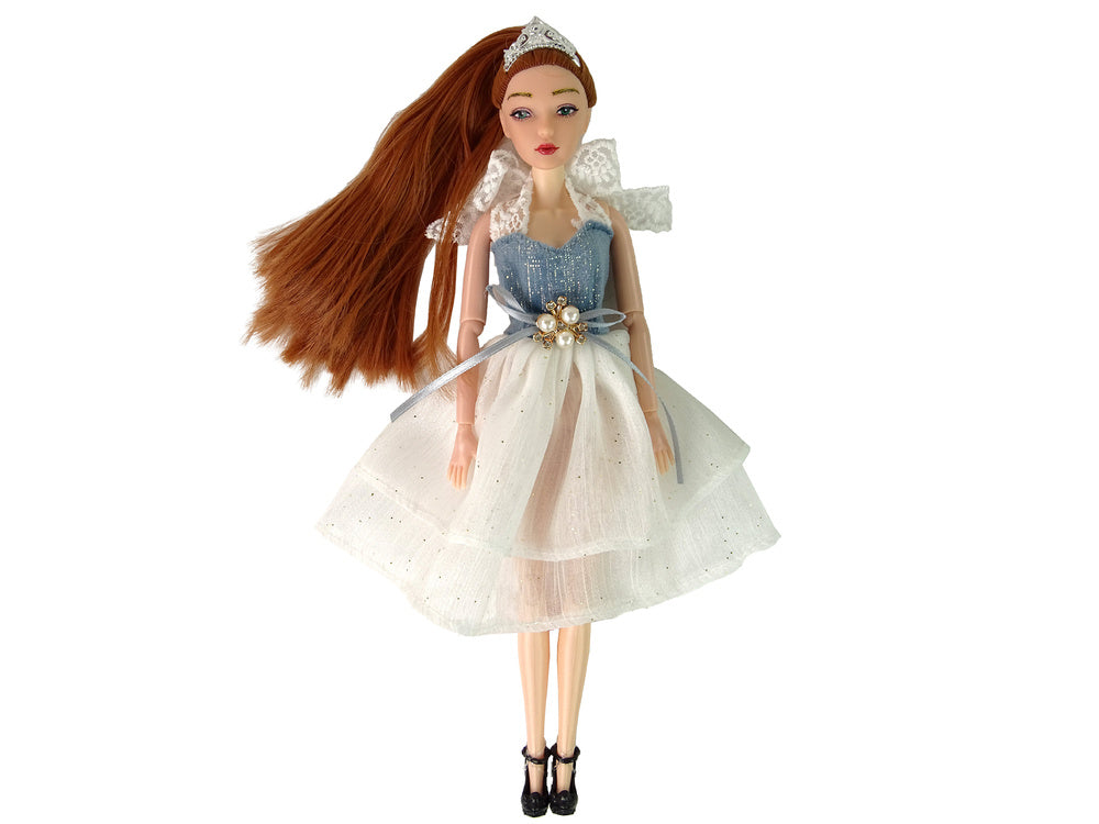 Lėlė Emily su smuiku ir gėlėmis