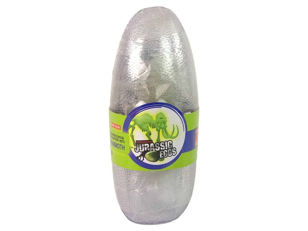 Šviečiantis dinozauro 3D skeleto rinkinys kiaušinyje