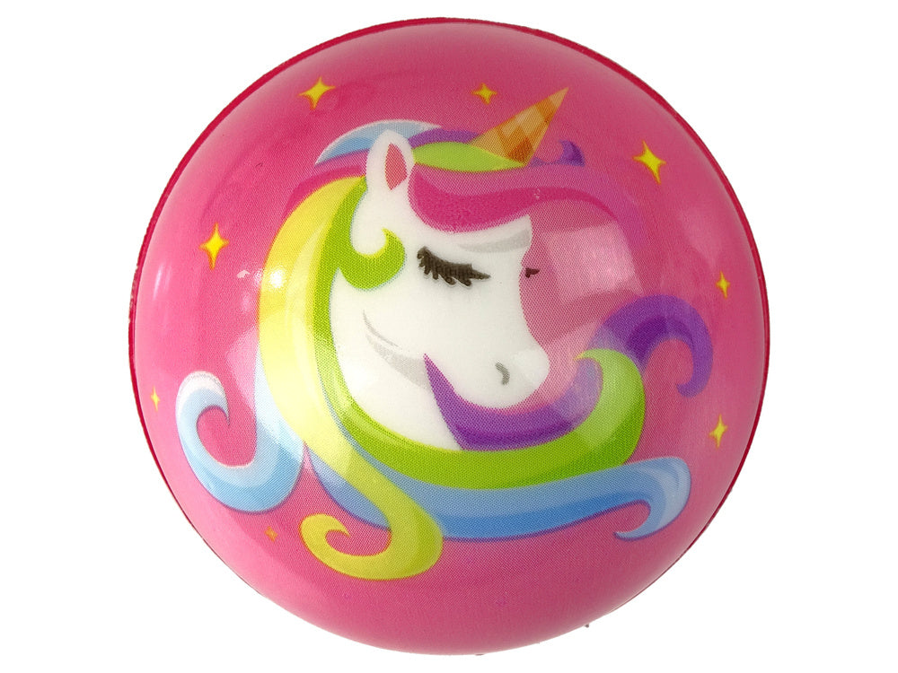 Minkštas spalvotas kamuoliukas 8 cm, vienaragiai